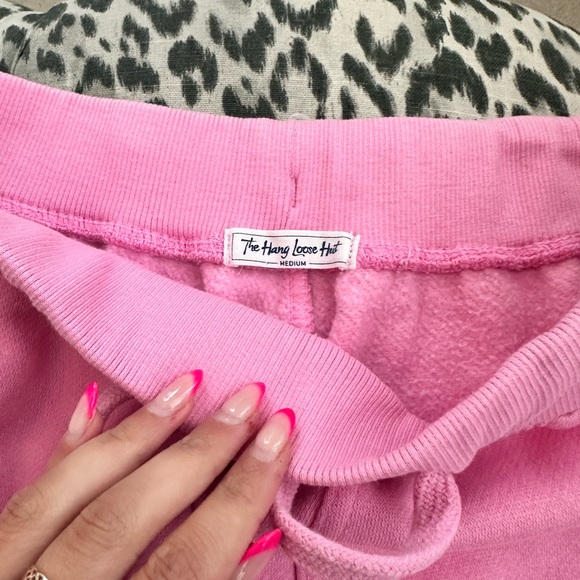 Wish You Were Aphi Pink Sweatpants Size M - Picture 5 of 5